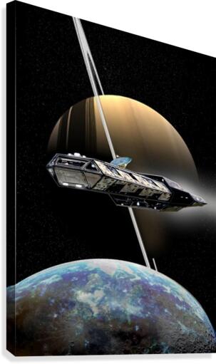 Starliner Transport Canvas Print
