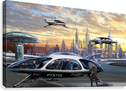 Metro Transport Canvas Print