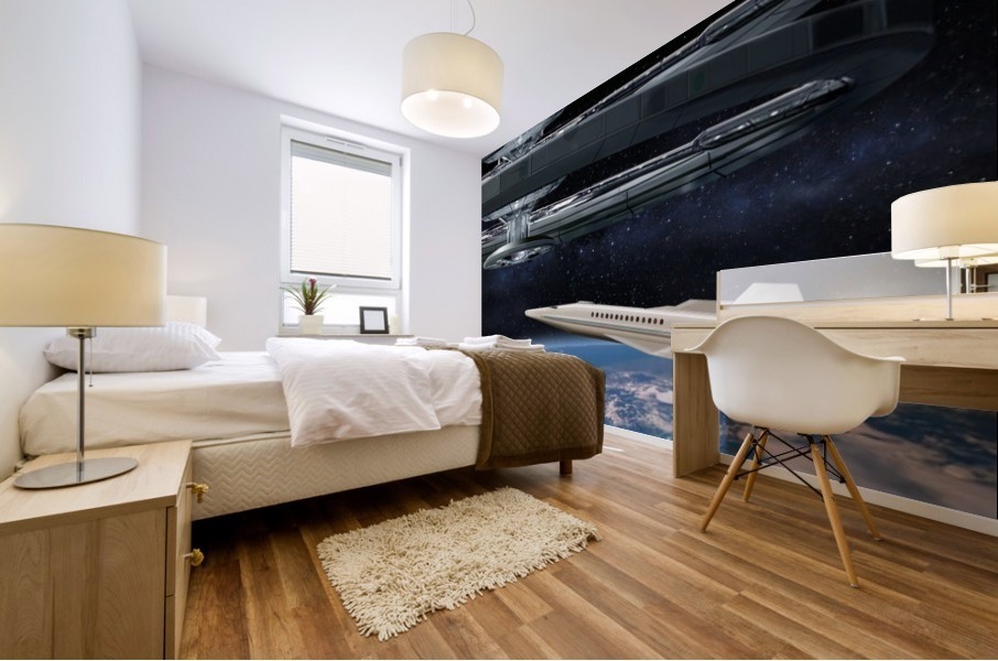 Shuttle104 Mural print