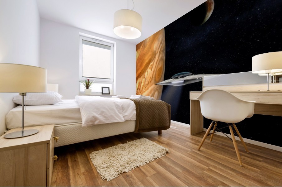 Jupiter Fly-by Mural print