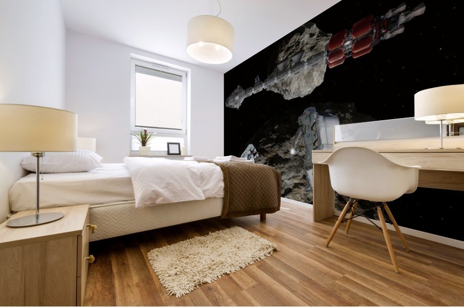 Astero Mine Mural print
