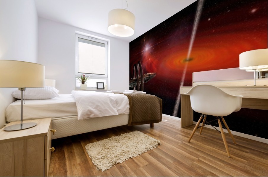 Black Hole Mural print