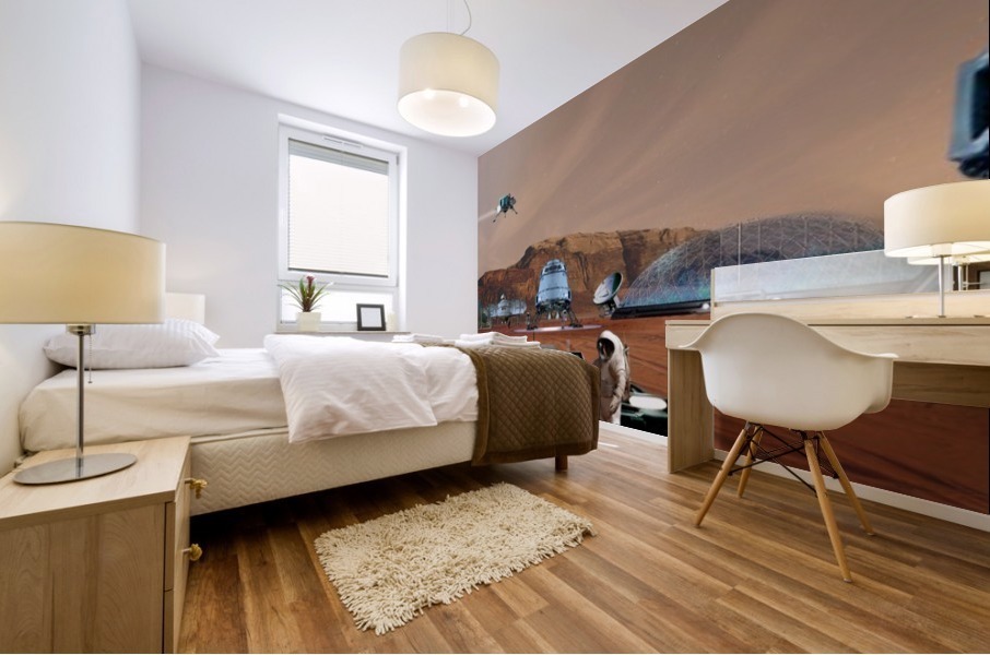 Mars Base 12 Mural print
