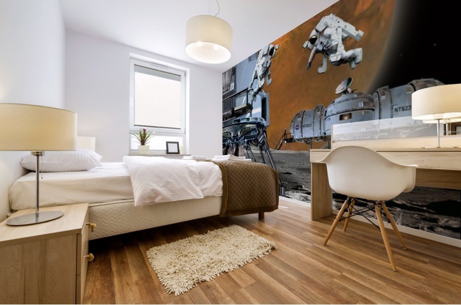 Phobos Station Mural print