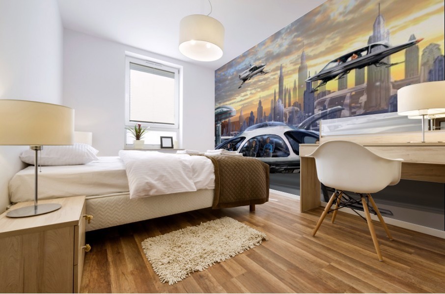 Metro Transport Mural print