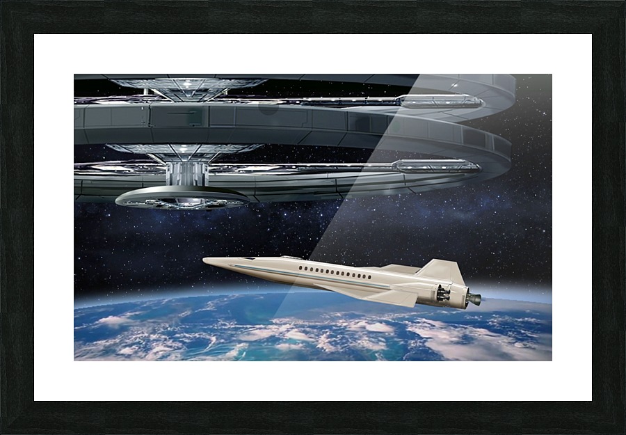 Shuttle104 Picture Frame print