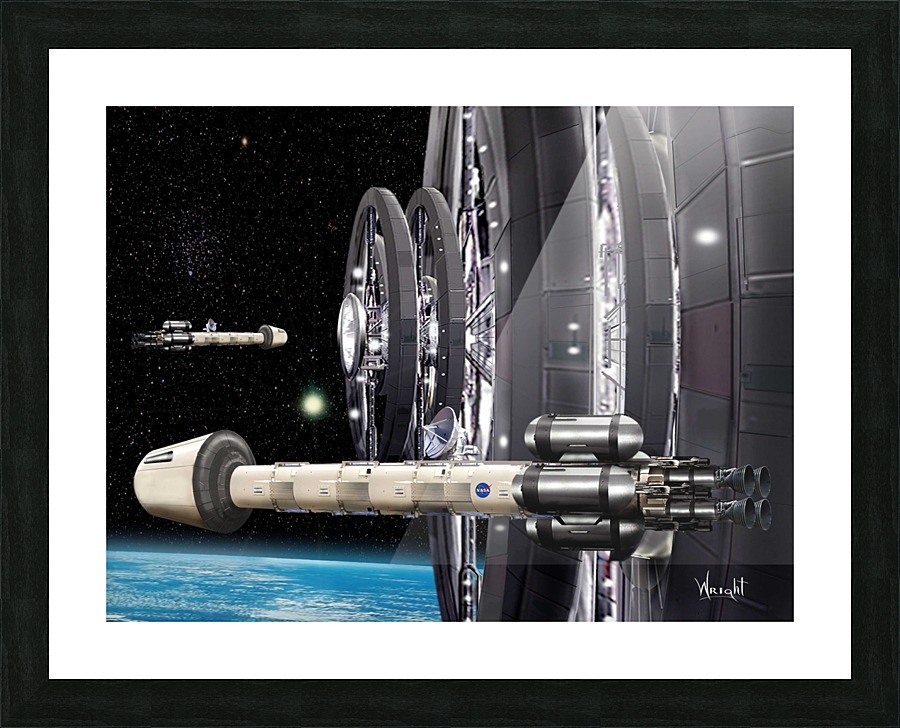Entering Oneil colony Picture Frame print