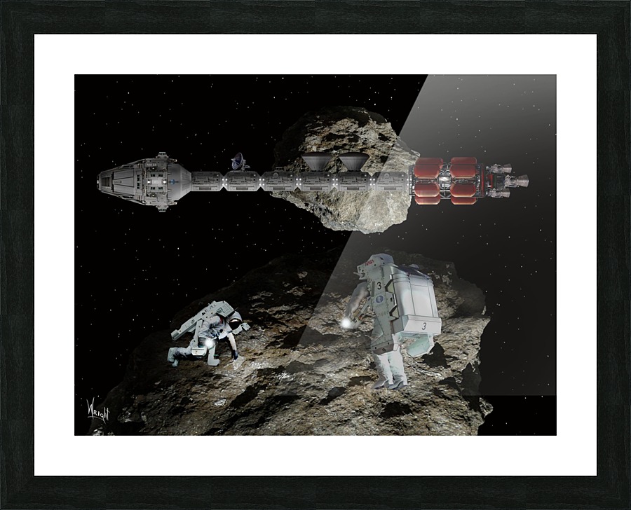 Astero Mine Picture Frame print