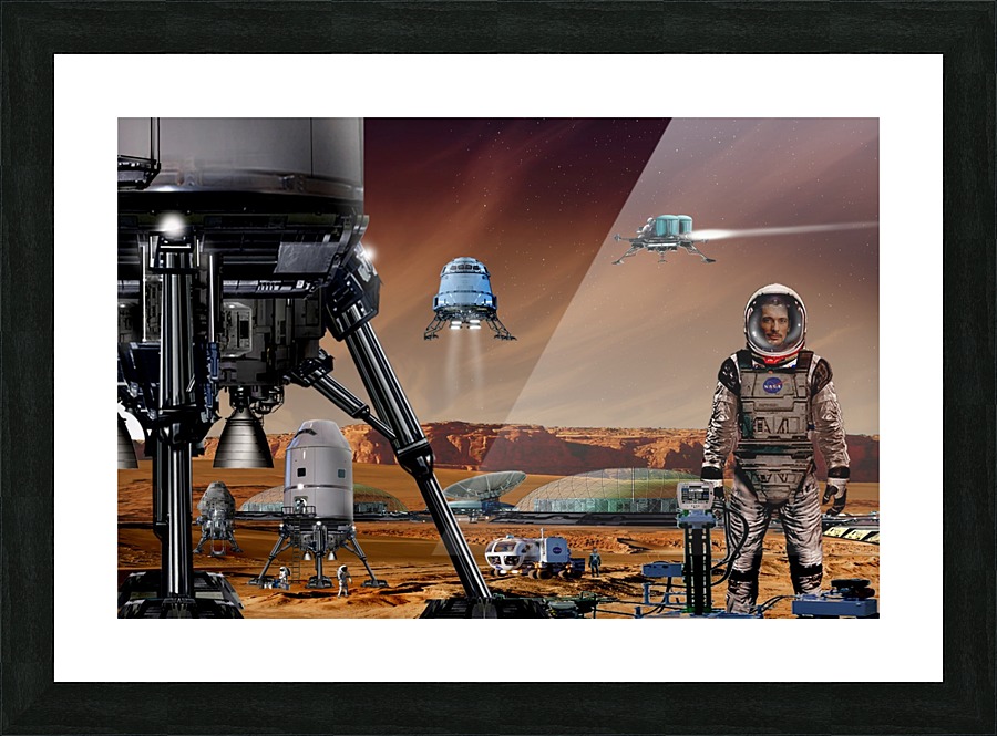 Mars Project 3 Picture Frame print