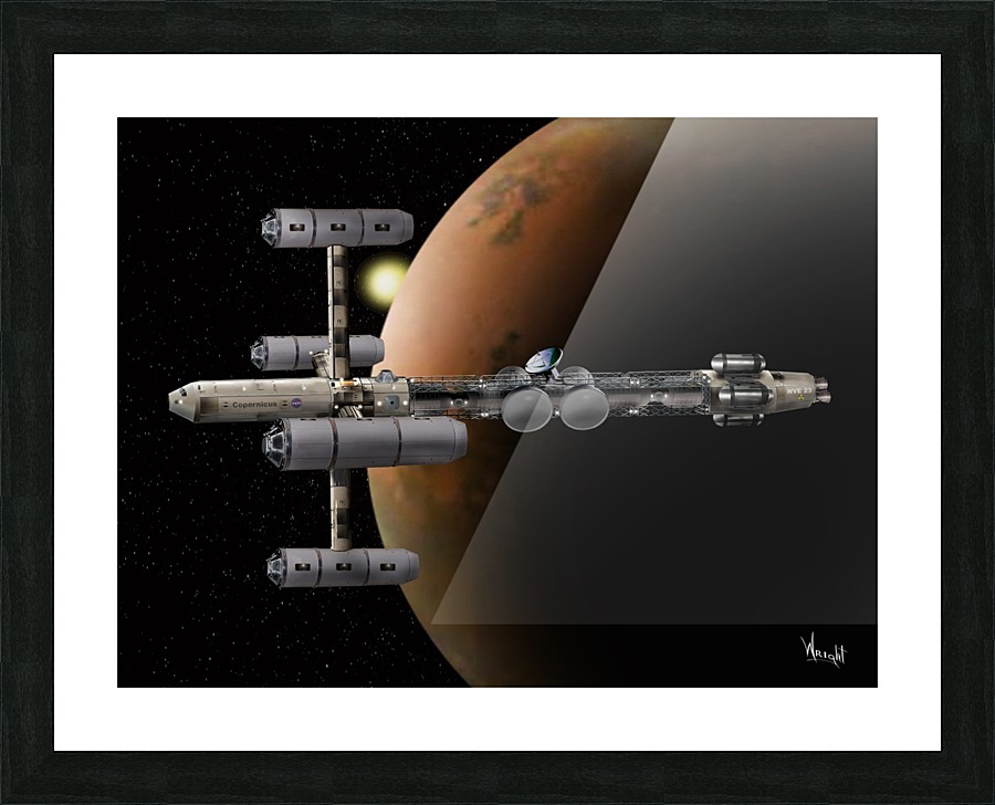 Copernicus in Mars Orbit Picture Frame print