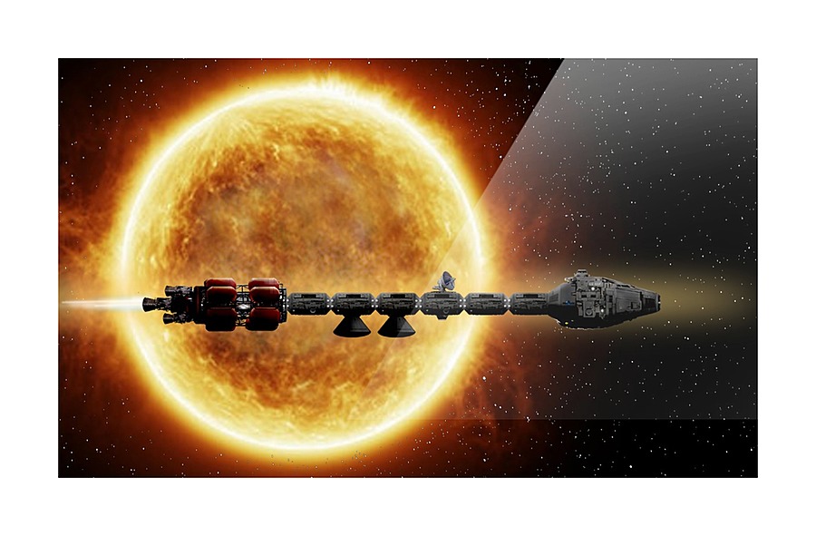 Solar Transit Picture Frame print