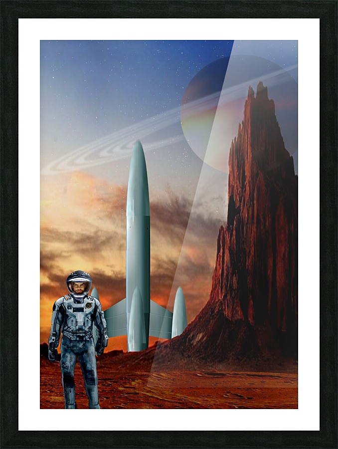 Space Ranger Picture Frame print