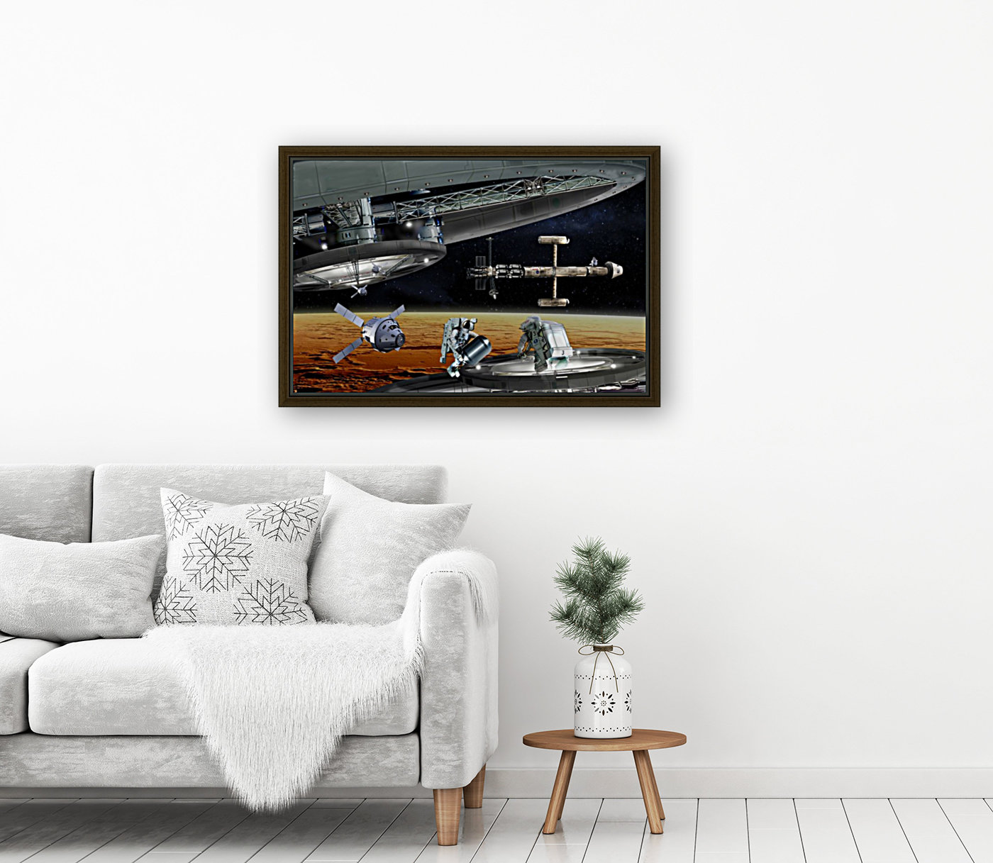 Resupply Operation Mars Orbit Reproduction