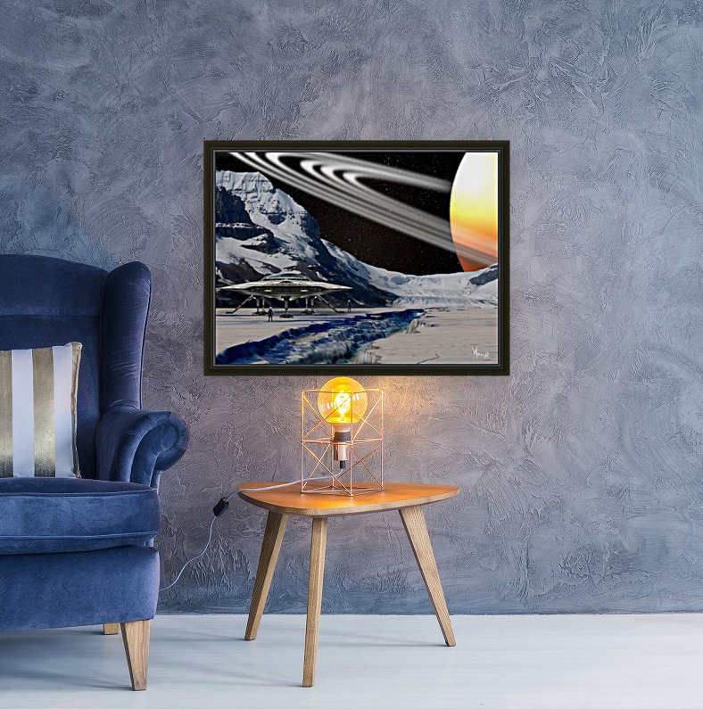View From Iapetus Reproduction