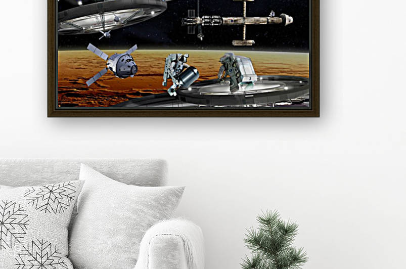Resupply Operation Mars Orbit Reproduction