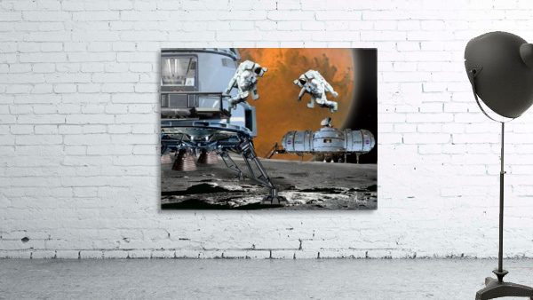 Phobos Station Wall Preview