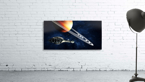 Saturn Fly-By Wall Preview