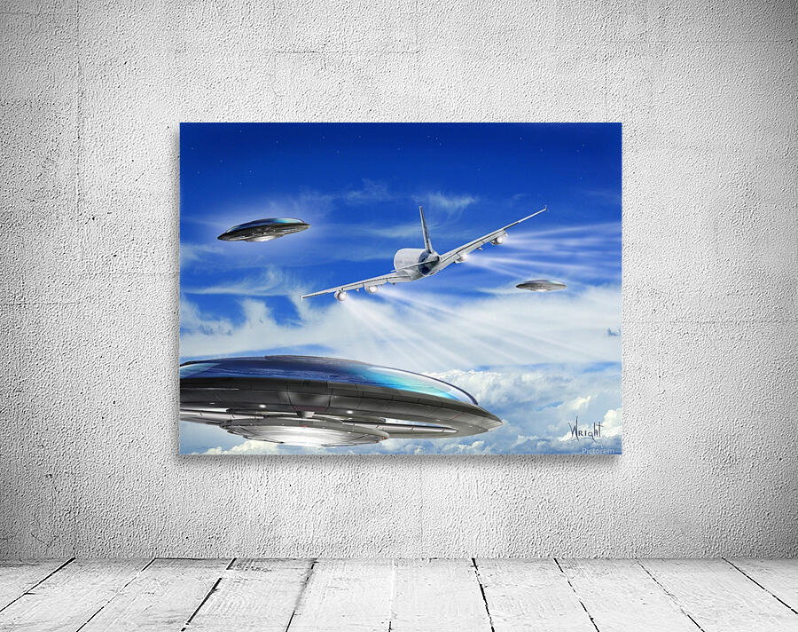 UFO Encounter Wall Preview