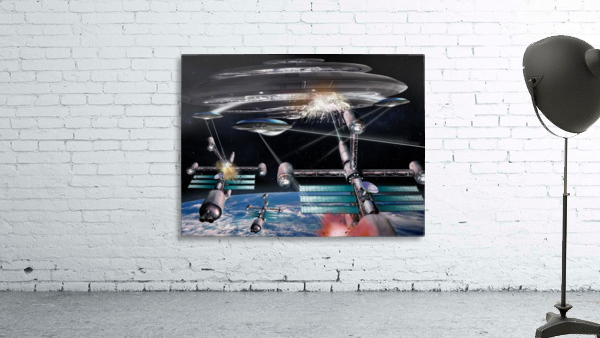 UFO Attack Wall Preview