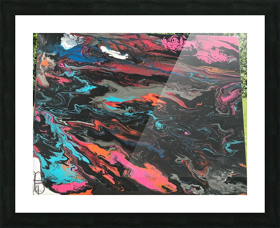 Lava Picture Frame print