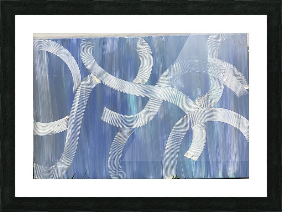 tangled at sea  Picture Frame print