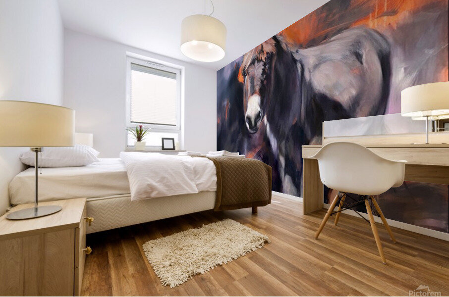 Bleat in silence Mural print