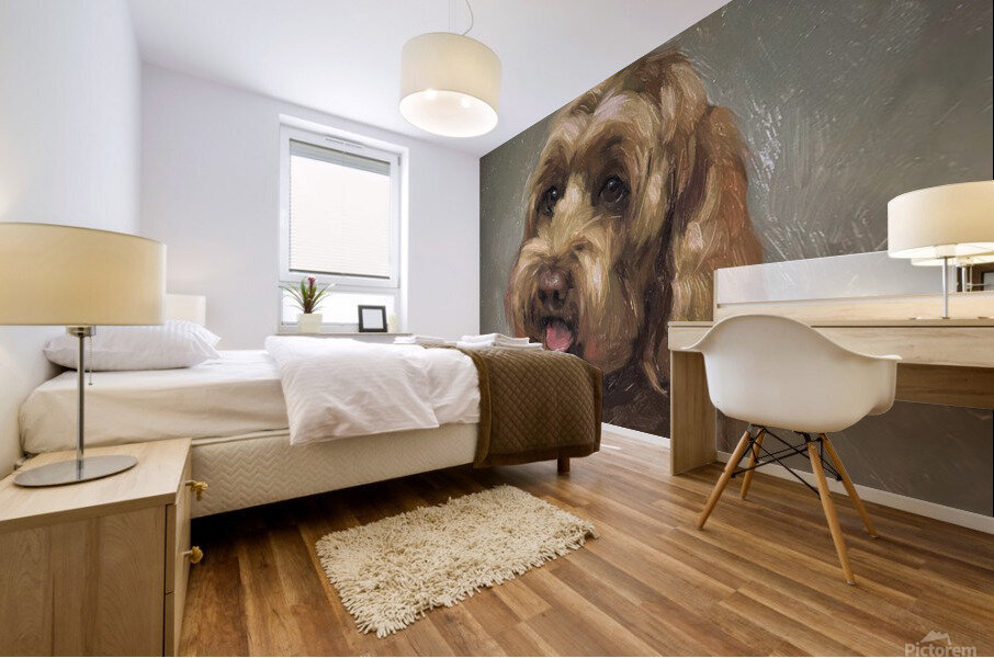 Emanating heap Mural print