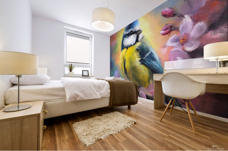 Burning delight Mural print