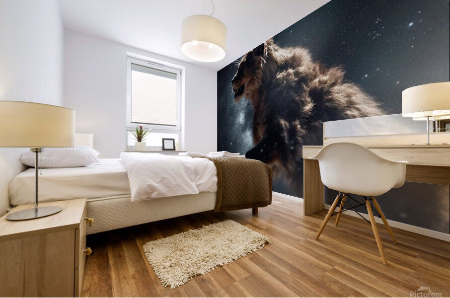 Blazing rage Mural print