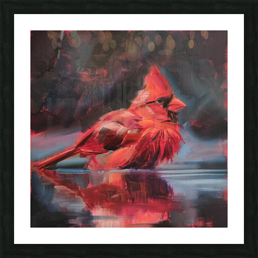 Fading wade Picture Frame print