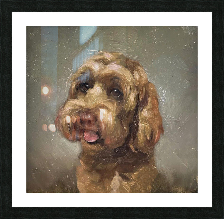 Emanating heap Picture Frame print