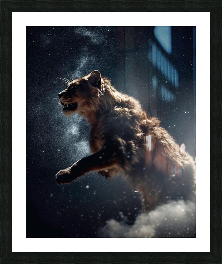 Blazing rage Picture Frame print