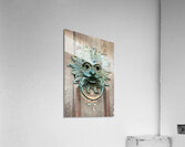 Sanctuary knocker Durham Cathedral Acrylic Print