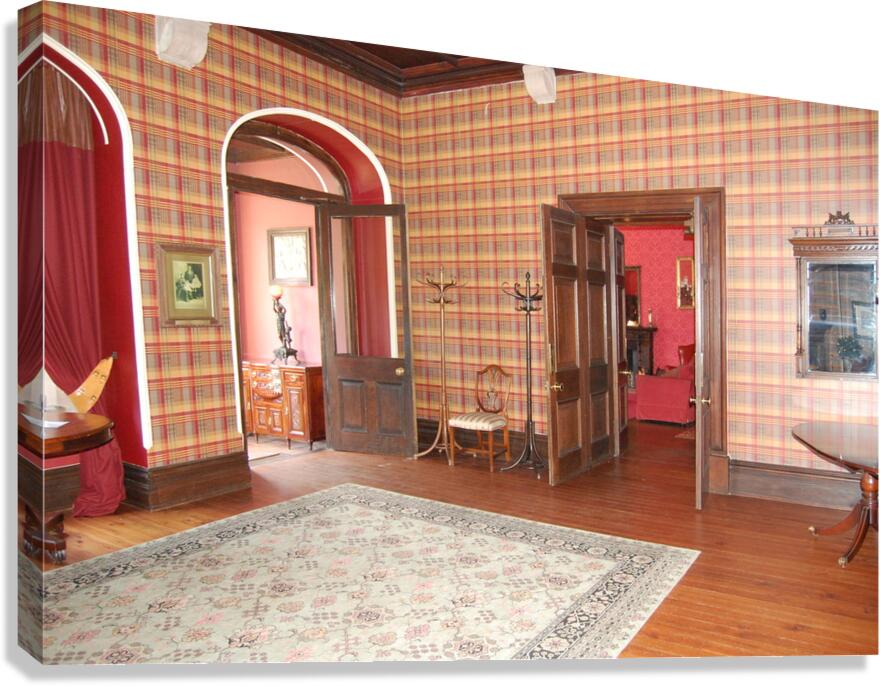 Ellingham Hall reception room Canvas Print