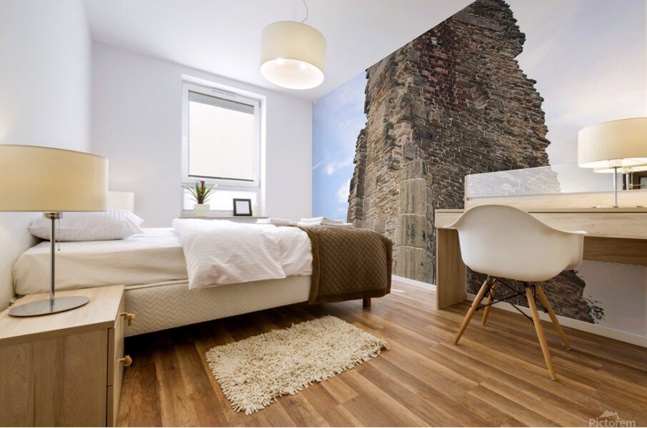 Codnor Castle ruin Mural print