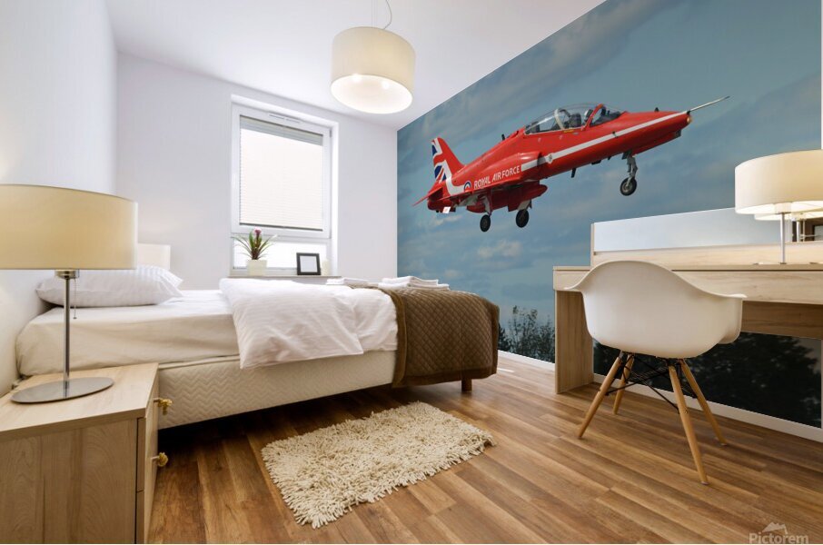 Red Arrows Hawk  landing Mural print