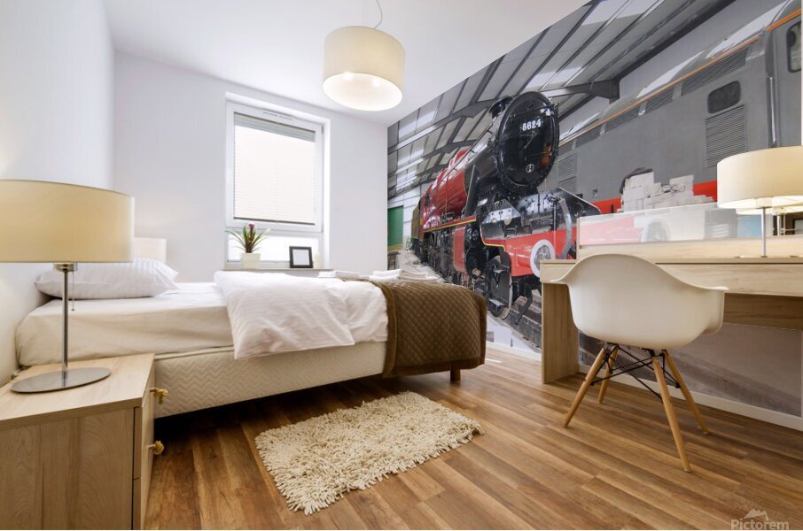 Steam locomotive Peak Railway Matlock Mural print