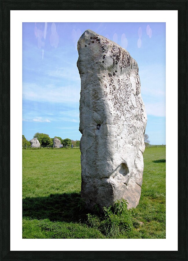Avebury stone circle Picture Frame print