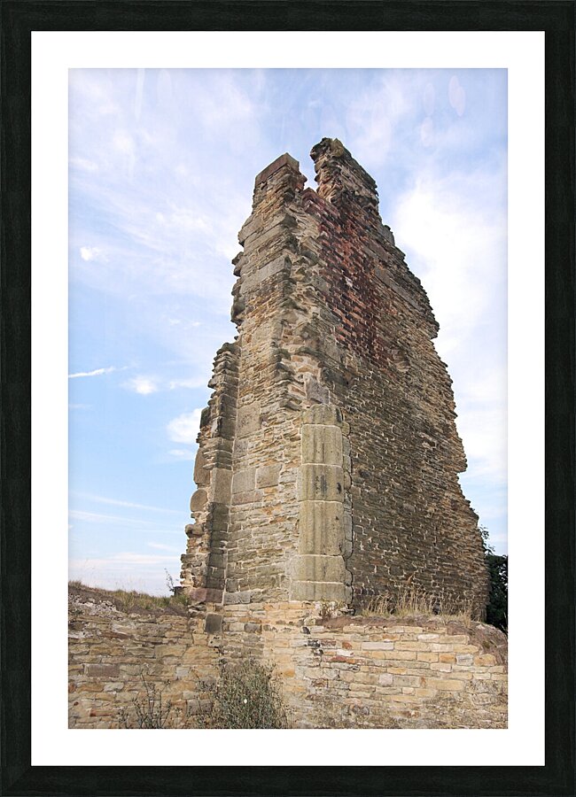 Codnor Castle ruin Picture Frame print