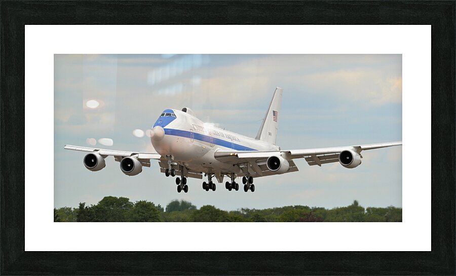 Boeing E 4B  Nightwatch Picture Frame print