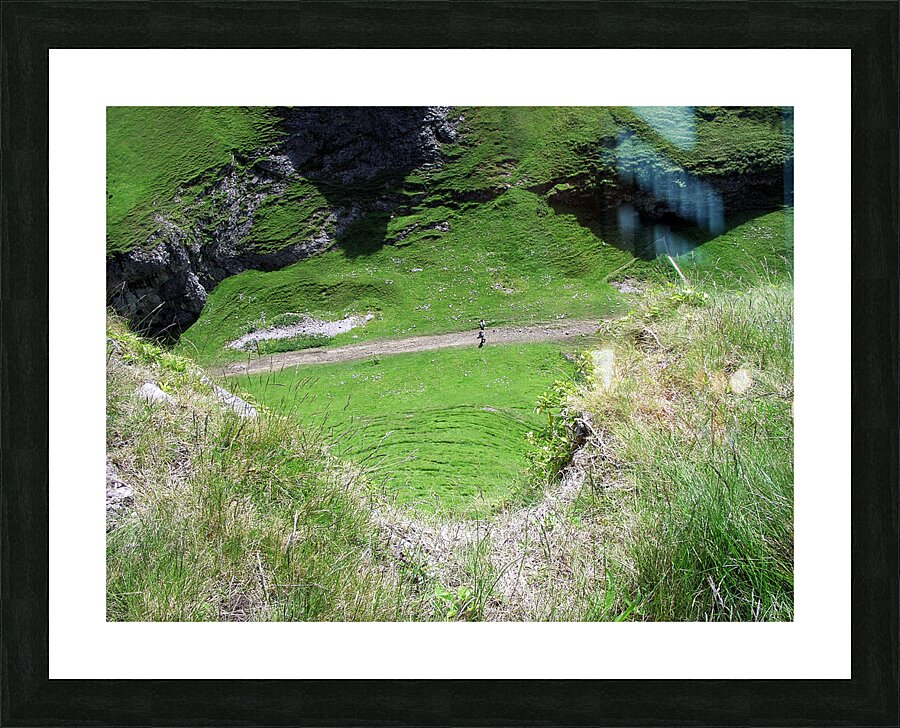 Cave Dale Castleton Picture Frame print