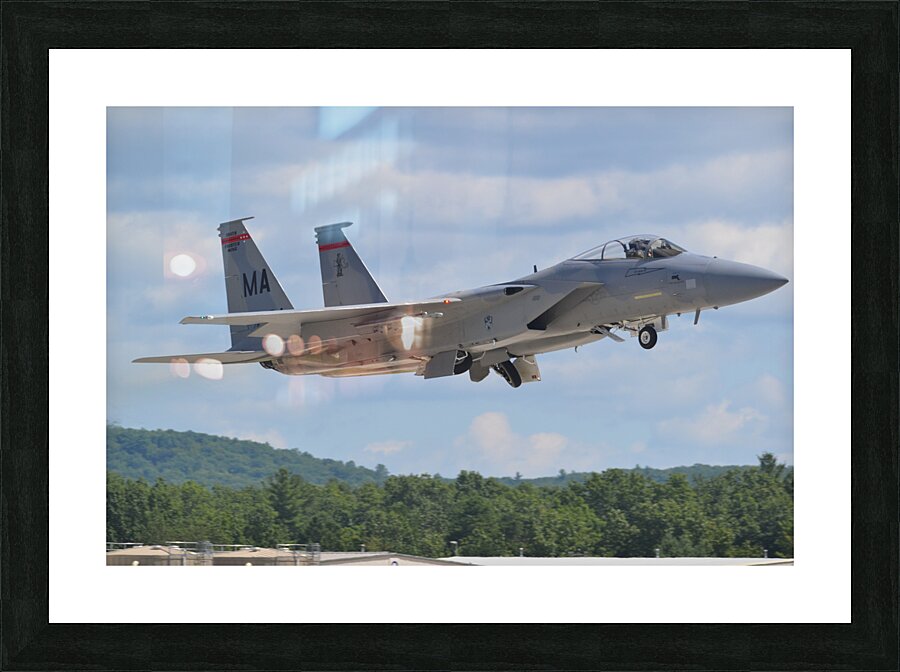 F -15C Eagle  take off Picture Frame print
