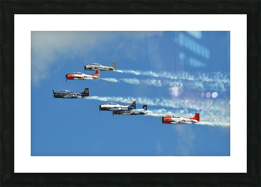 T 28 display team Picture Frame print