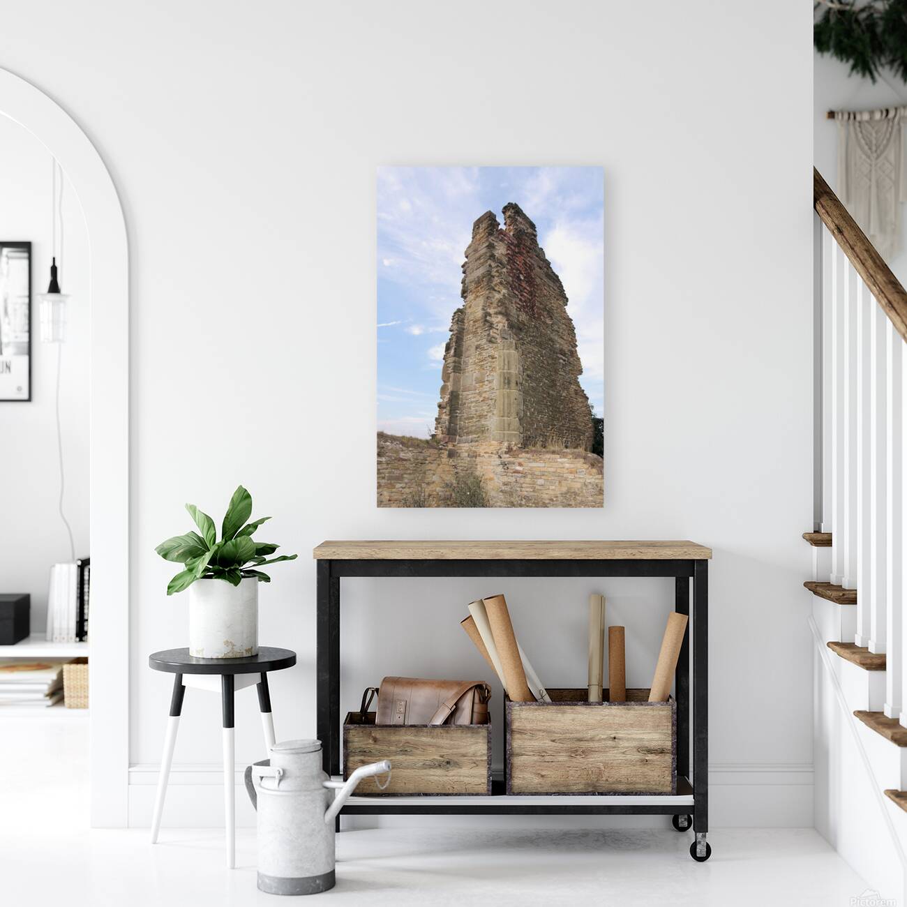 Codnor Castle ruin Reproduction