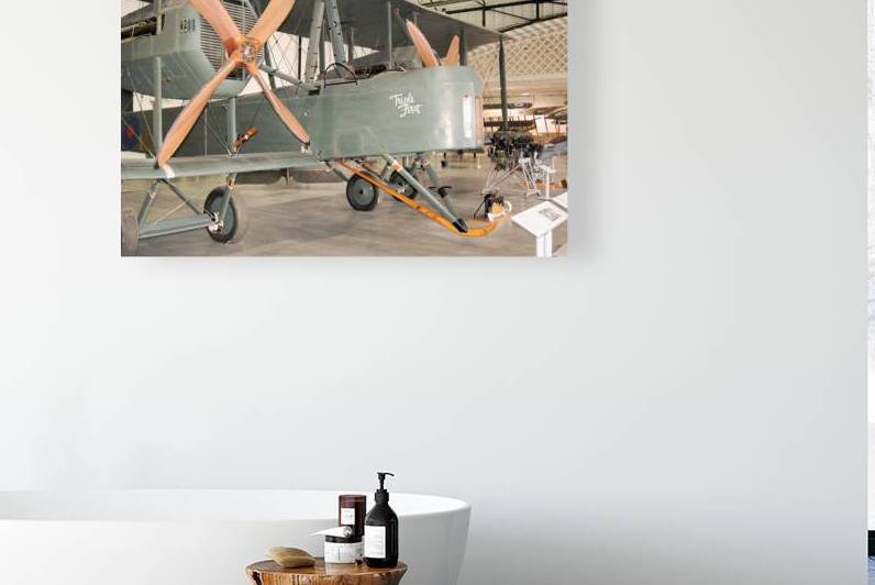Replica Vickers Vimy biplane by Ross Sharp