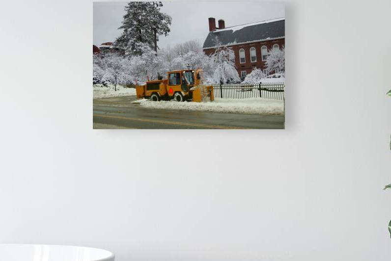 Snow clearing   in Wellesley MA USA by Ross Sharp