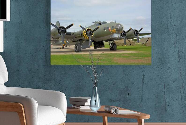 Sally B  Boeing B-17G  Sywell Airfield by Ross Sharp