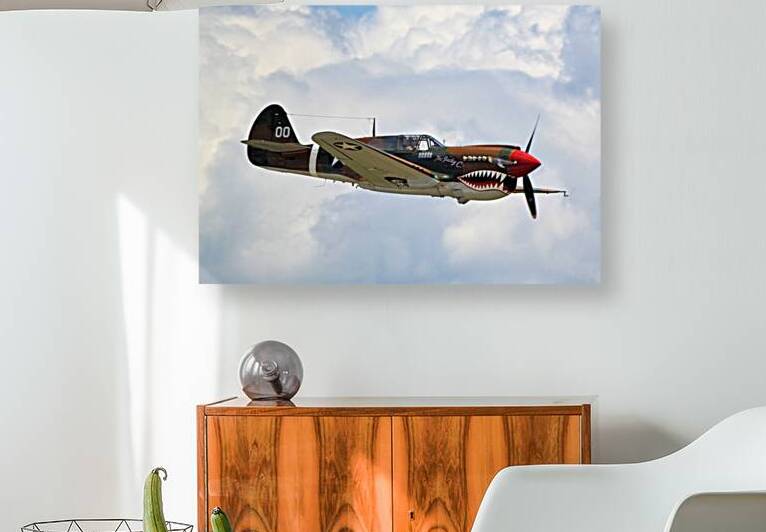 Curtiss P-40M fast pass by Ross Sharp