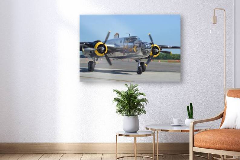 RB-25 Mitchell Miss Hap taxy by Ross Sharp