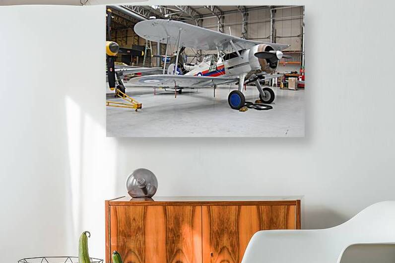 Gloster Gladiator fighter Imperial War Museum Duxford by Ross Sharp